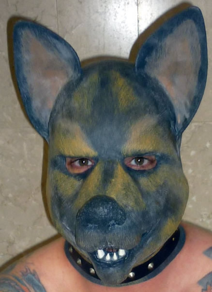 Gpup in his RubberDawg mask