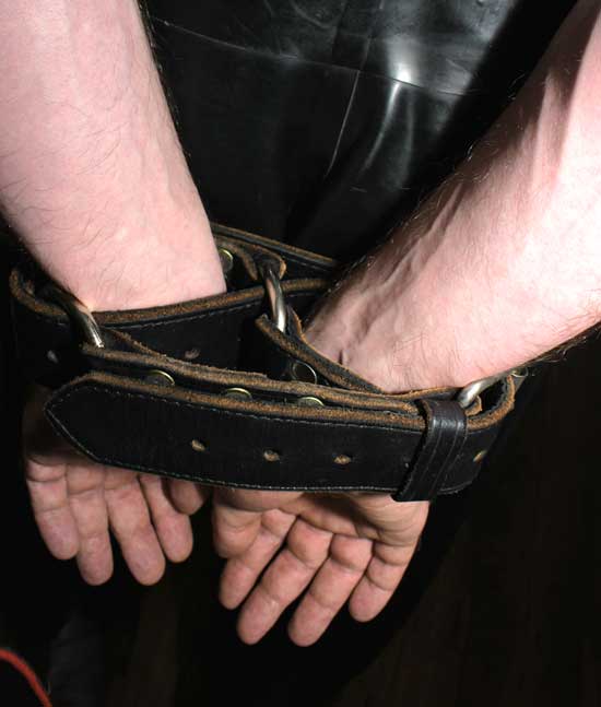 leather bondage belt